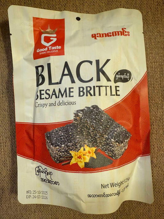 J-4) Black Sesami Brittle နှမ်းယို